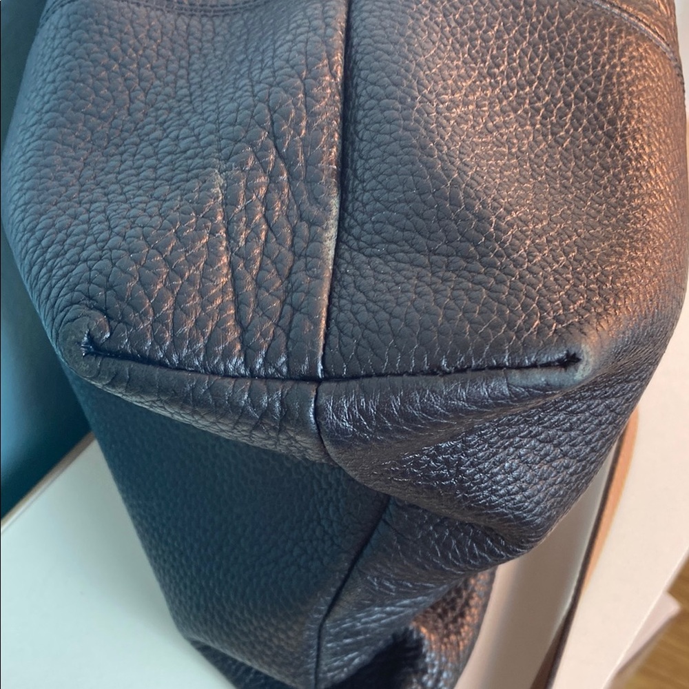 Dooney & Bourke Black and Brown Hobo Bag - Picture 8 of 9